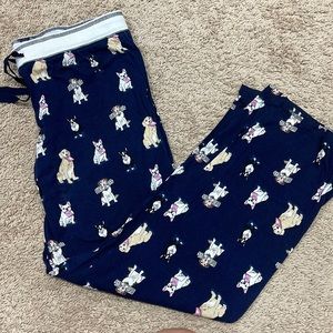 Cute Dog Pajama Bottoms
